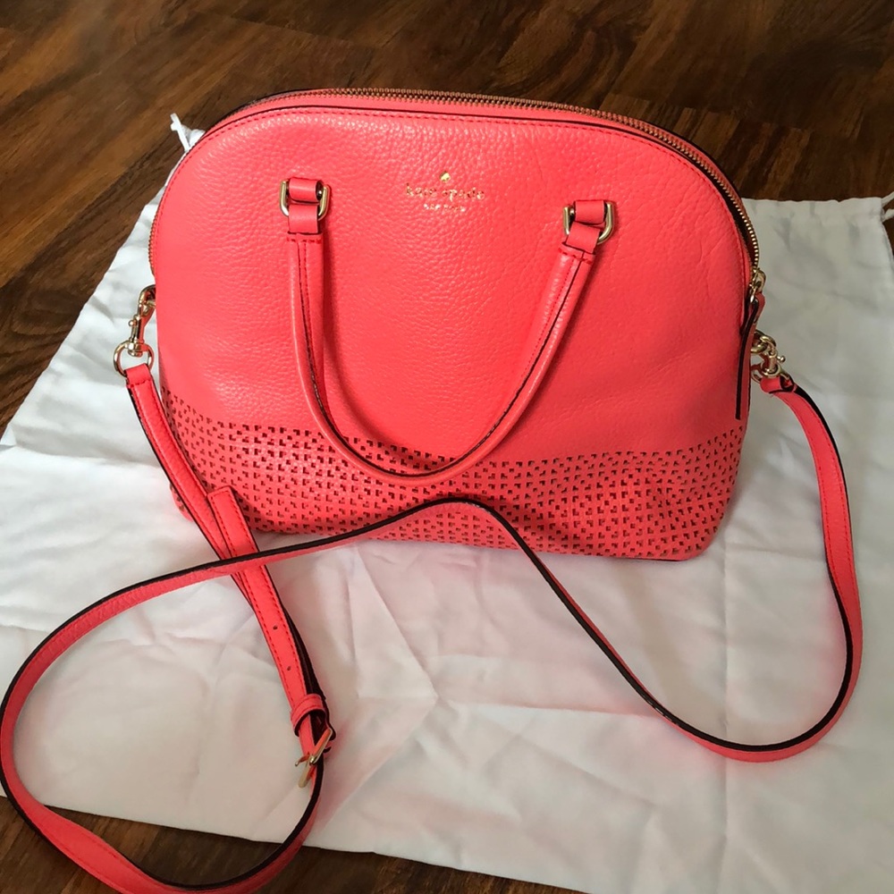 Kate Spade Neon pink/coral purse